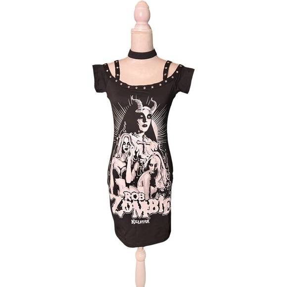 Women's dress KILLSTAR - Rob Zombie - Lust For Death - BLACK - Picture 3 of 7